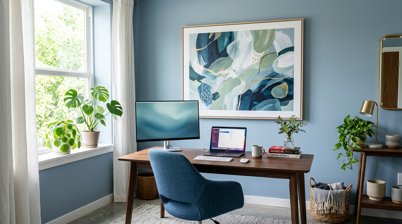 Best Wall Art for Your Home Office: Ideas That Boost Focus and Creativity - Primpter Journal